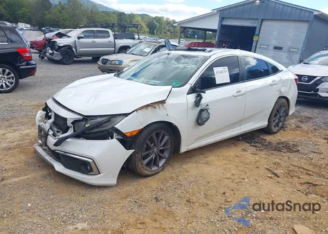 2020 Honda Civic Ex-L from USA, damaged, VIN 19XFC1F74LE008741
